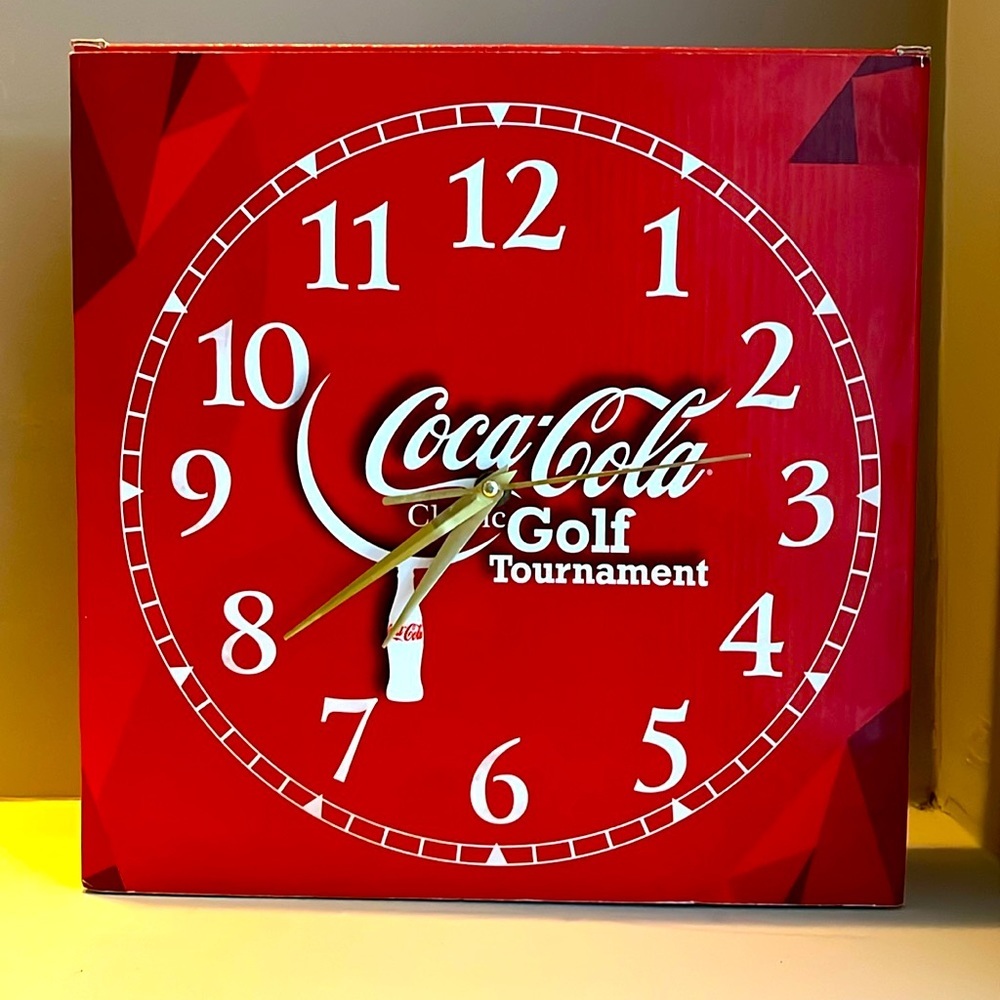 Coca-Cola Cardboard Box Clock